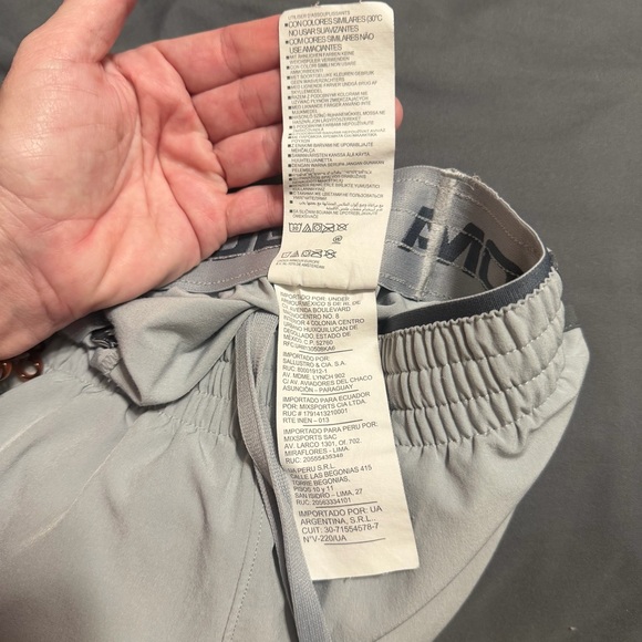 Under Armour Men's Athletic Shorts in Light Gray Size Small - Picture 5 of 8